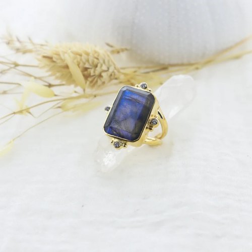 Bague Norah Labradorite