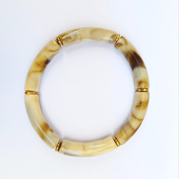 Bracelet Masha épais marbre
