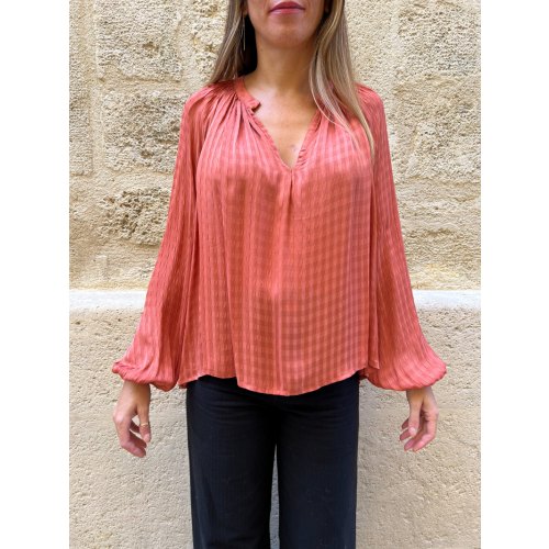 Blouse Camelia terracotta Même Road