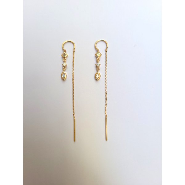 Boucles Emma plaqué or