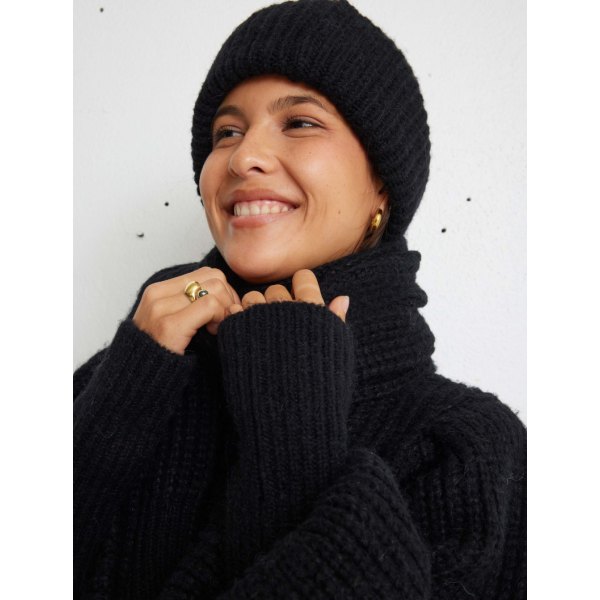 Bonnet Mathilda noir