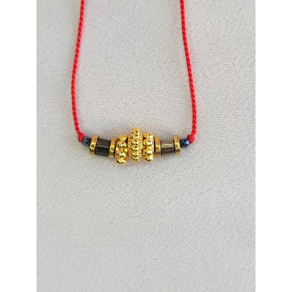 collier Gemma rouge