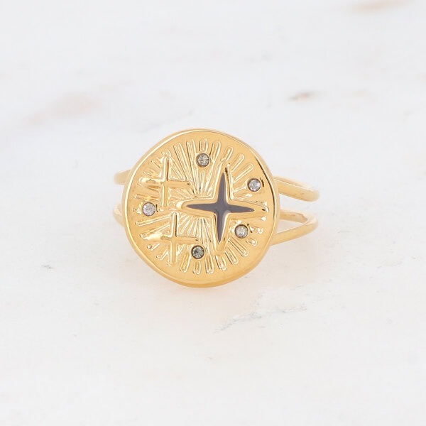 Bague Luna gris
