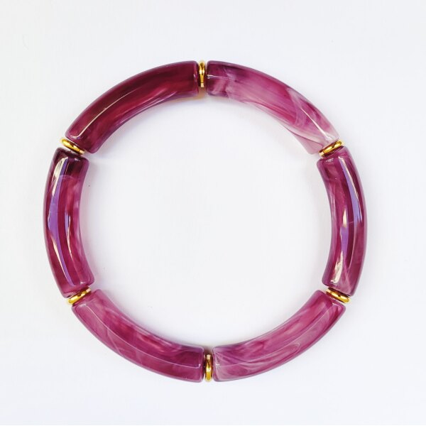 Bracelet Masha épais violet