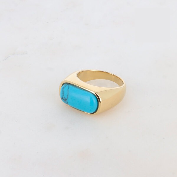 bague Rita Howlite bleu