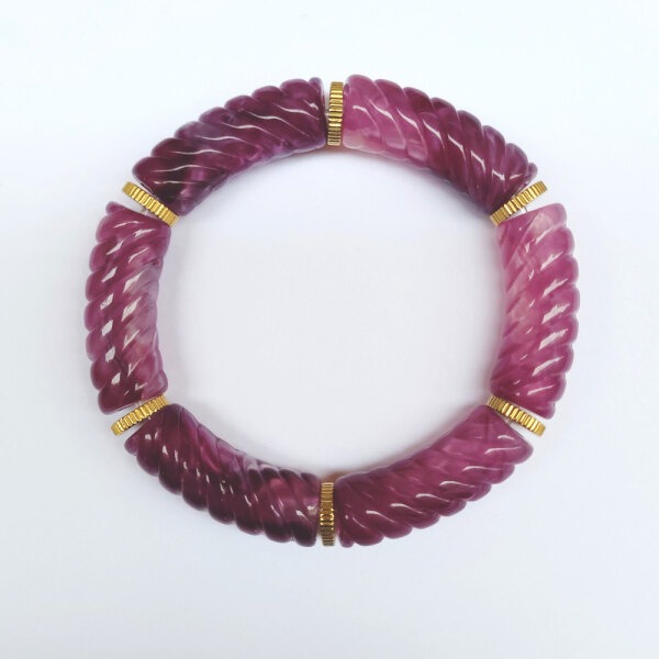 Bracelet Masha striés violet