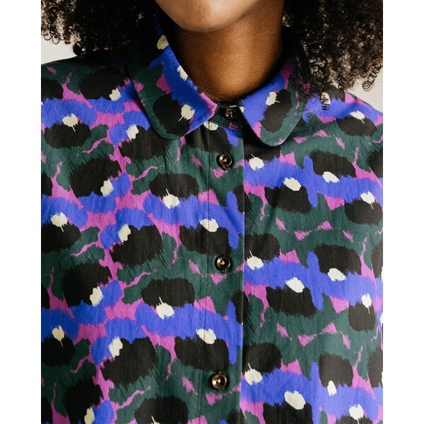 chemise Wood pivoines