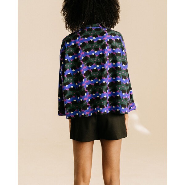chemise Wood pivoines